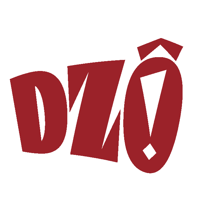 Dzô logo in red